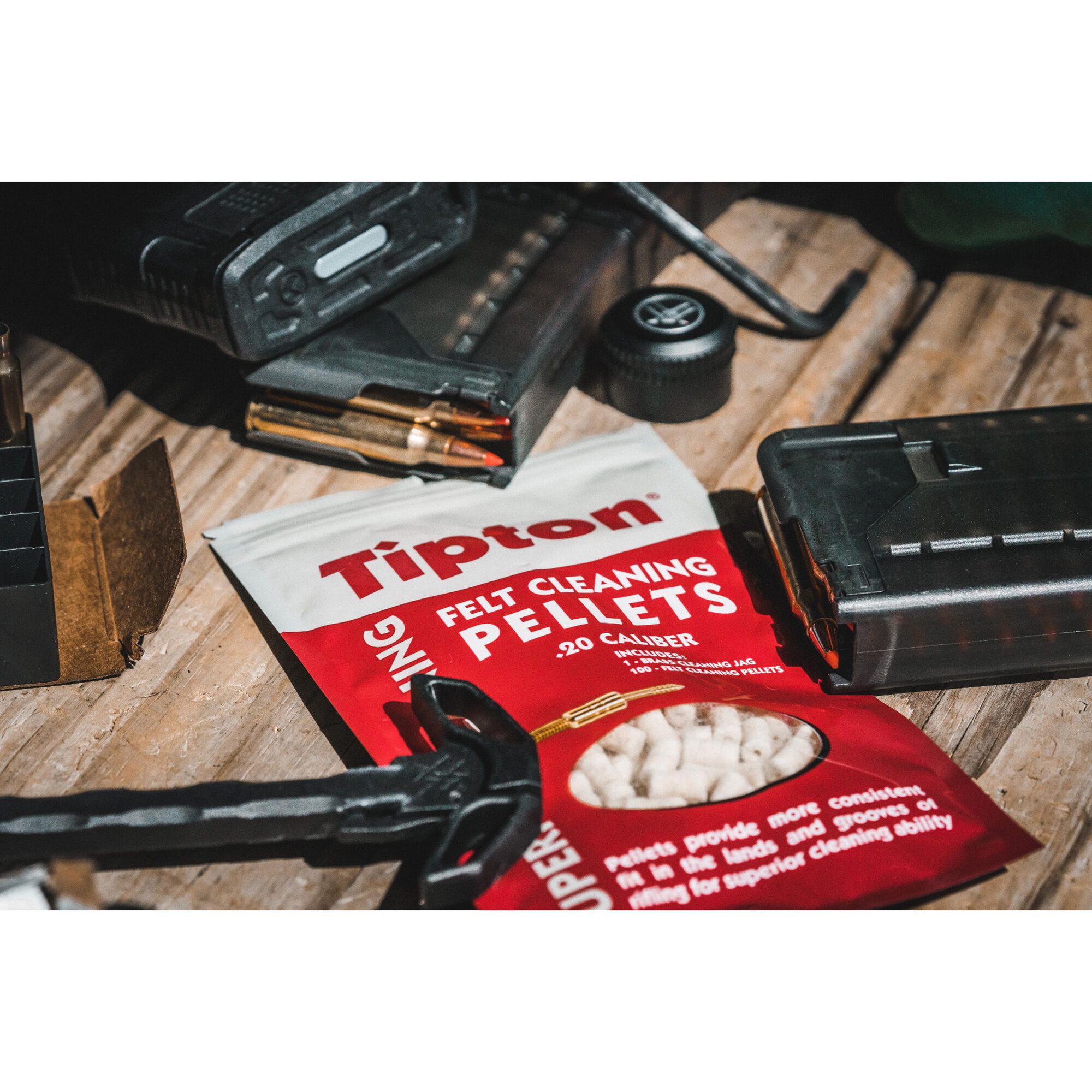 Felt Cleaning Pellets .338/8mm cal, 50 count